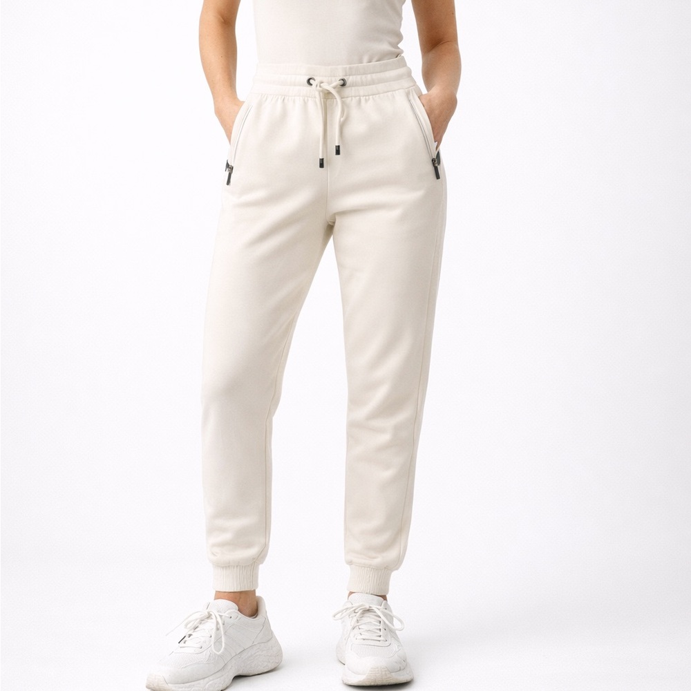 Emporio Armani Women's Cream Joggers, Sz 38, NWOT